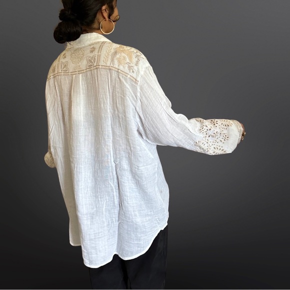 NWT Johnny Was Alberte Oversized Shirt [H3R] - Picture 4 of 12